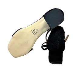 Scarpe di Maremma Sandalo Artigianale In Camoscio Nero*Donna Sandali & Ciabatte