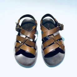 Scarpe di Maremma Sandalo Artigianale In Pelle Mod.C*Uomo Sandali & Ciabatte