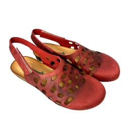 Scarpe di Maremma Sandalo Bionatura Chiuso In Punta In Pelle Oleata Corallo*Donna Sandali & Ciabatte