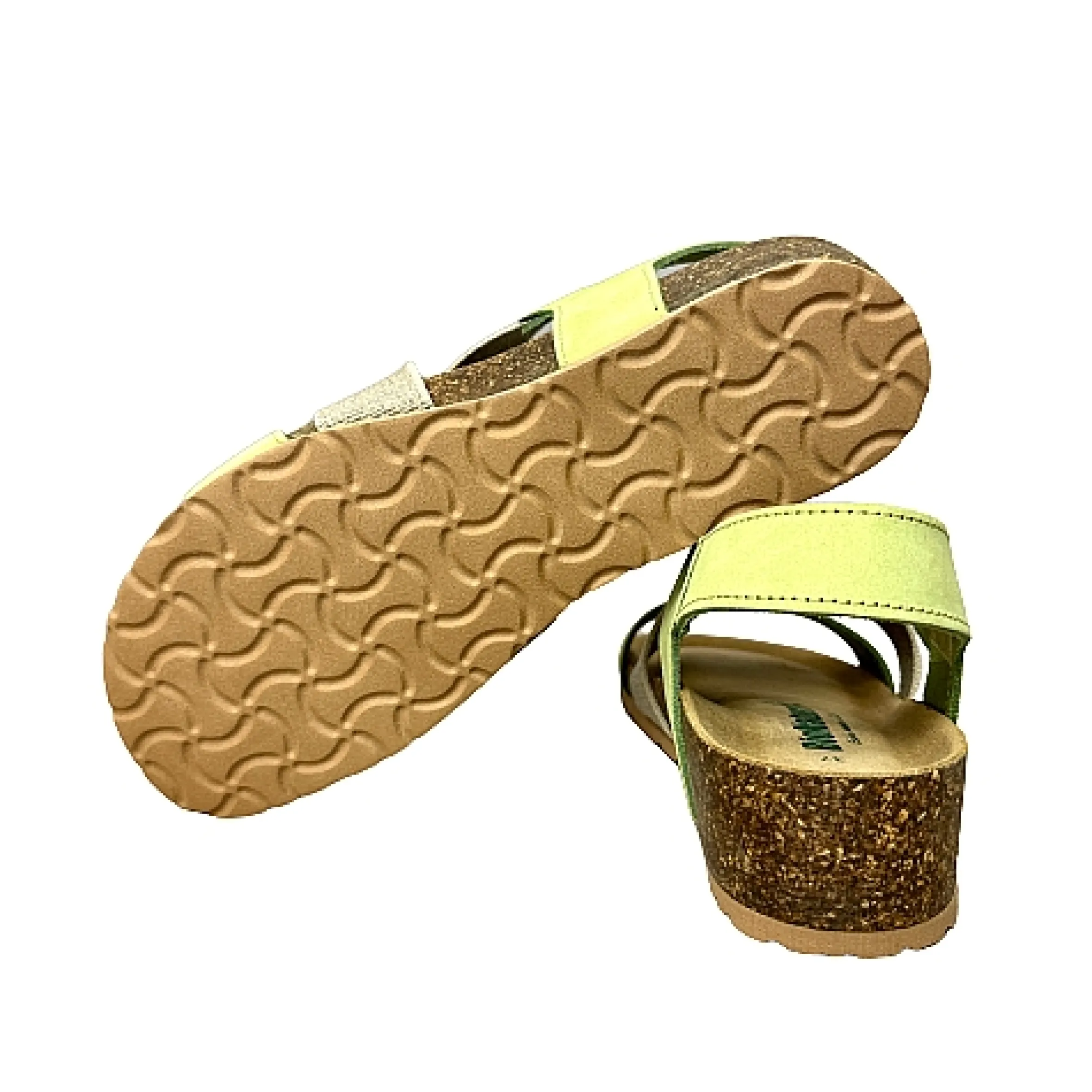 Scarpe di Maremma Sandalo Bionatura Con Elastico Lime*Donna Sandali & Ciabatte