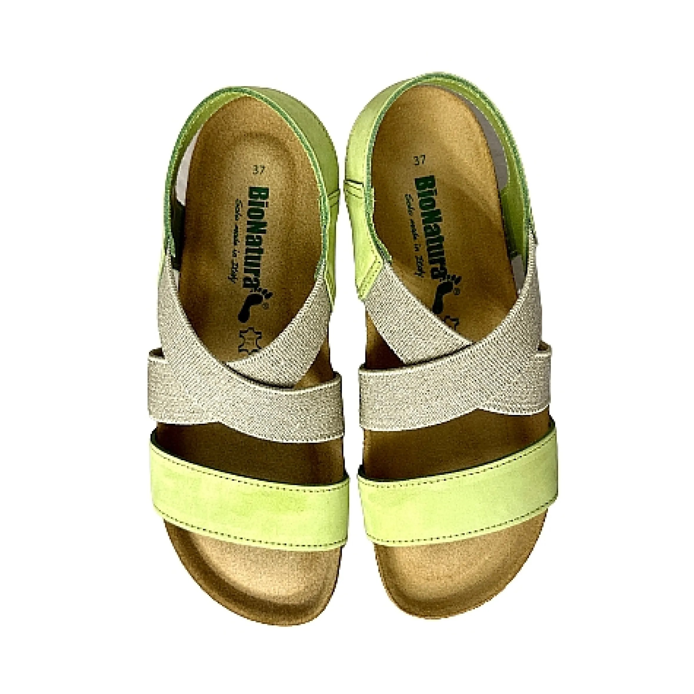 Scarpe di Maremma Sandalo Bionatura Con Elastico Lime*Donna Sandali & Ciabatte