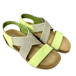 Scarpe di Maremma Sandalo Bionatura Con Elastico Lime*Donna Sandali & Ciabatte