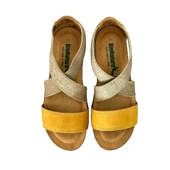 Scarpe di Maremma Sandalo Bionatura Con Elastico Ocra*Donna Sandali & Ciabatte