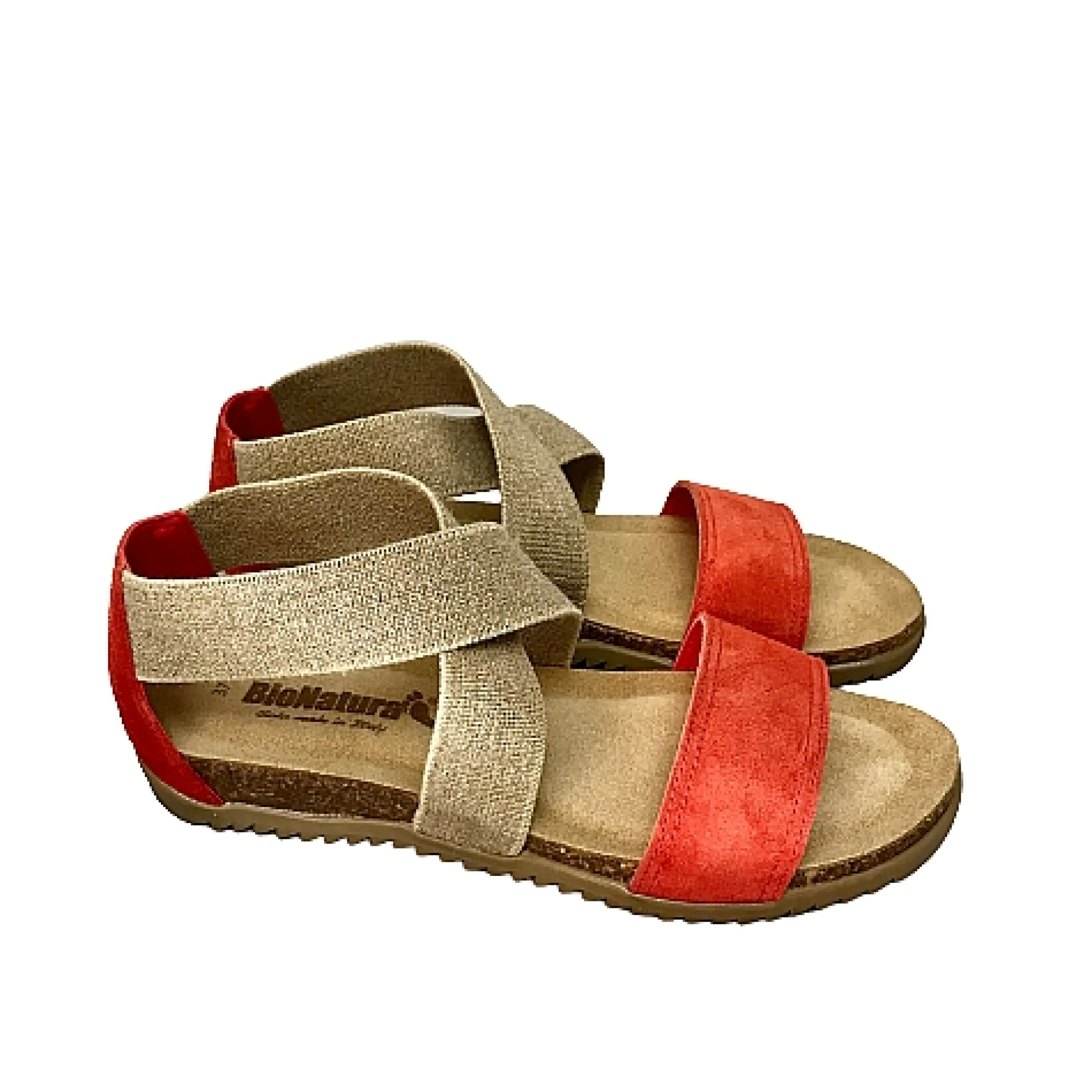 Scarpe di Maremma Sandalo Bionatura Con Elastico Rosso*Donna Sandali & Ciabatte