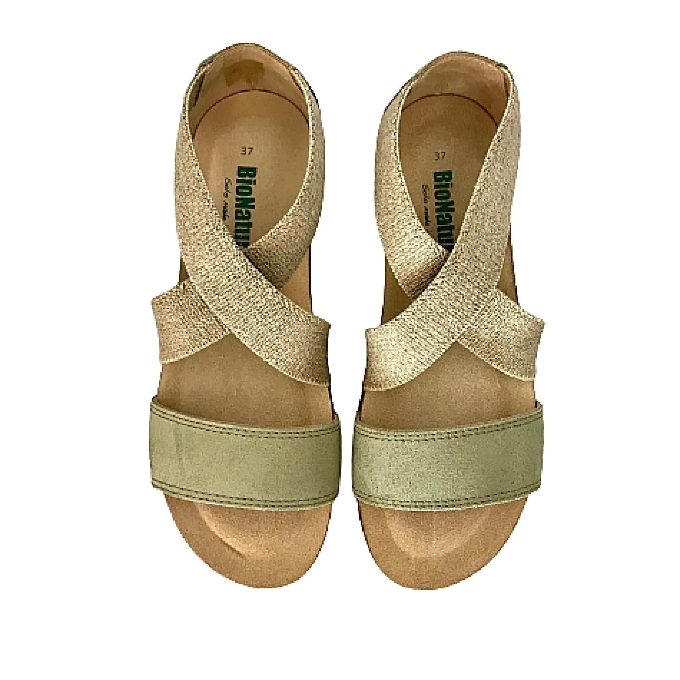 Scarpe di Maremma Sandalo Bionatura Con Elastico Salvia*Donna Sandali & Ciabatte