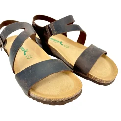 Scarpe di Maremma Sandalo Bionatura In Pelle Oleata Testa Di Moro Vesta*Donna Sandali & Ciabatte