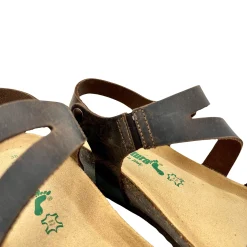 Scarpe di Maremma Sandalo Bionatura In Pelle Oleata Testa Di Moro Vesta*Donna Sandali & Ciabatte