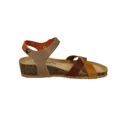 Scarpe di Maremma Sandalo Bionatura In Pelle Fregene Ocra, Marrone, Taupe E Arancio*Donna Sandali & Ciabatte