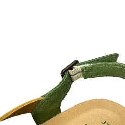 Scarpe di Maremma Sandalo Bionatura In Pelle Verde, Giallo, Marrone*Donna Sandali & Ciabatte