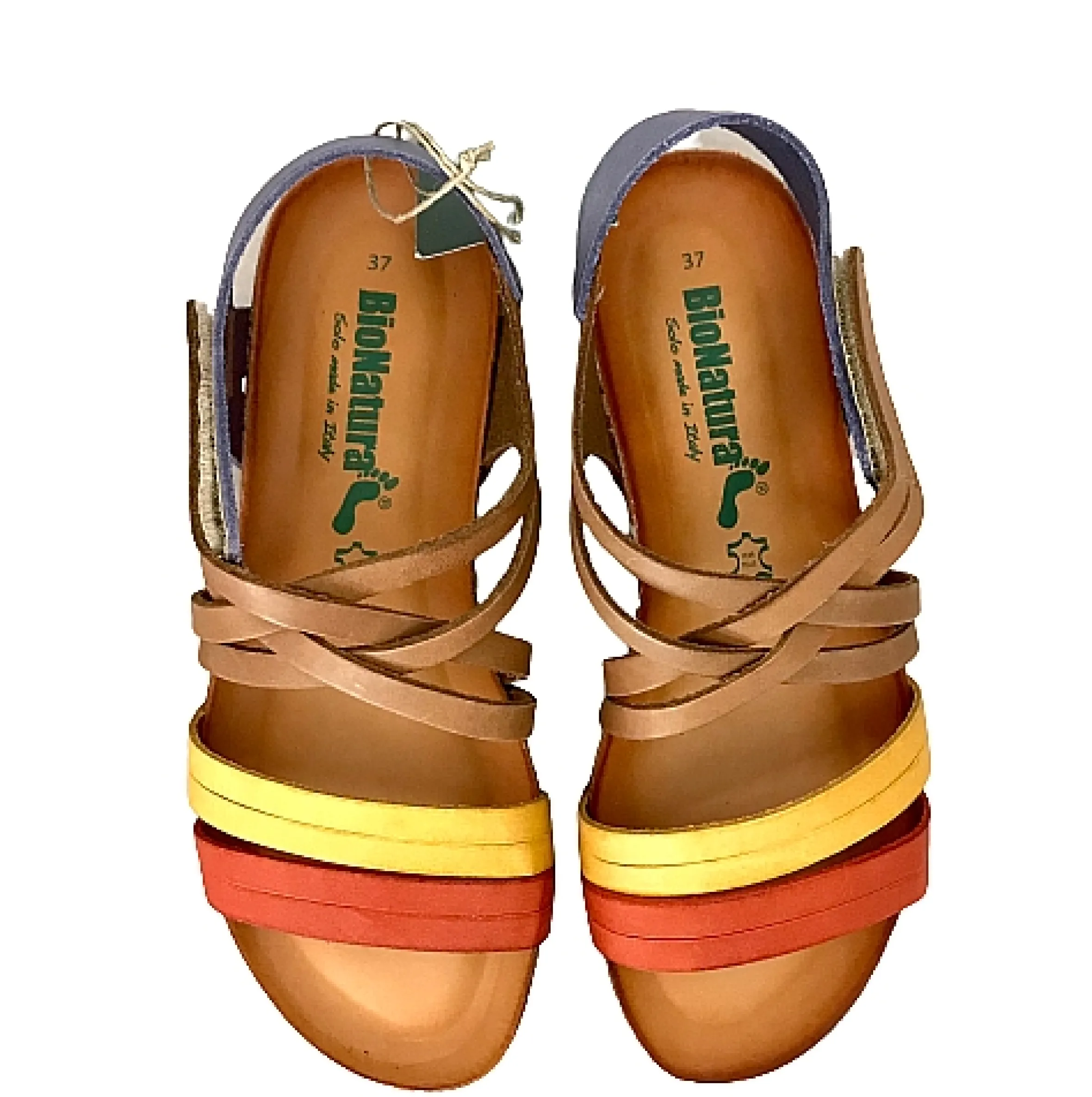 Scarpe di Maremma Sandalo Bionatura Multicolor In Pelle*Donna Sandali & Ciabatte