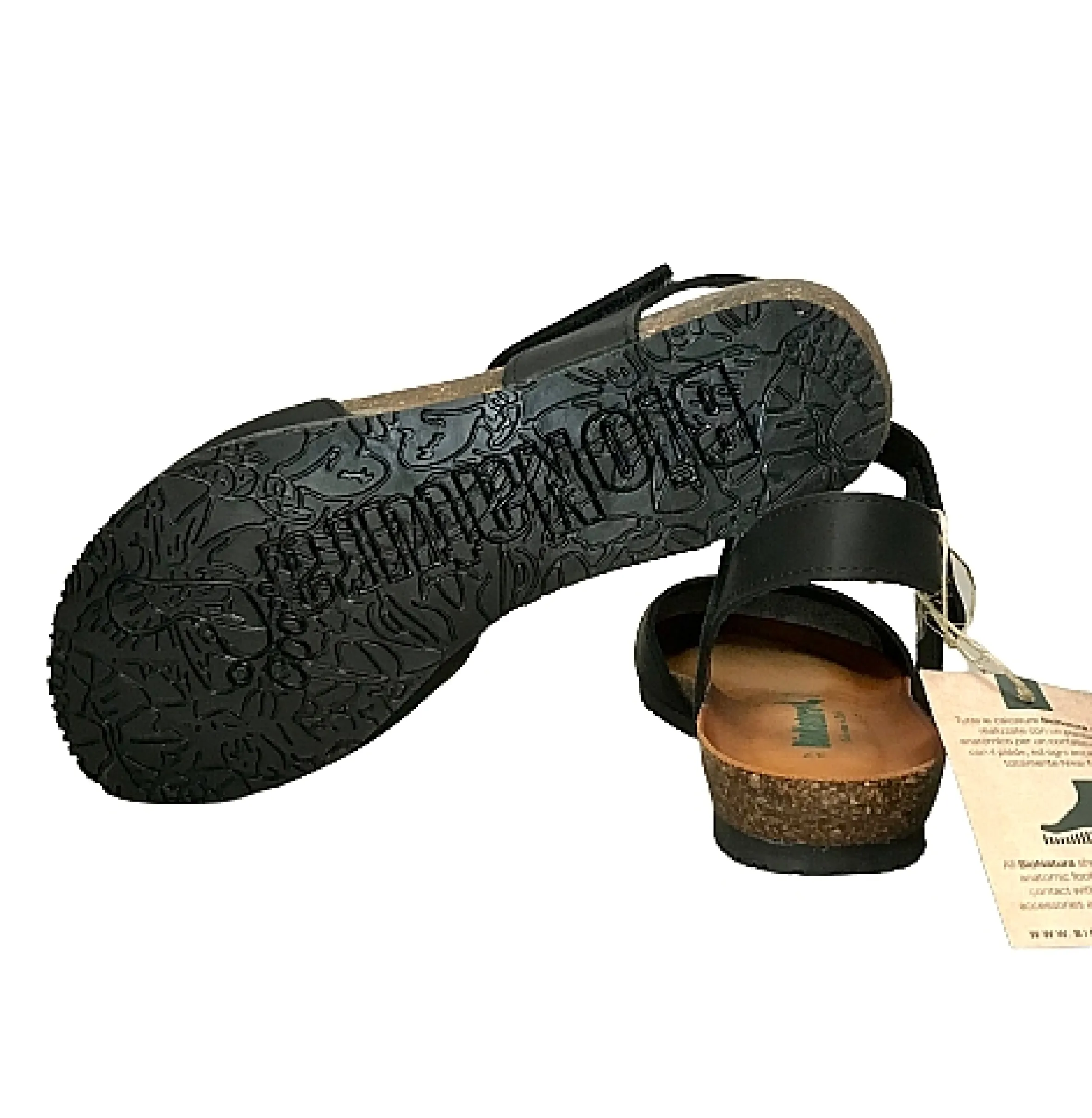 Scarpe di Maremma Sandalo Bionatura Nero Chiuso In Punta In Pelle*Donna Sandali & Ciabatte