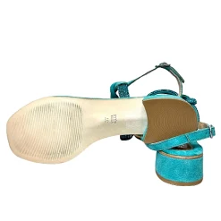 Scarpe di Maremma Sandalo Gioiello In Camoscio Azzurro*Donna Sandali & Ciabatte