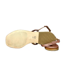 Scarpe di Maremma Sandalo Gioiello Infradito In Pelle Rosa Laminata*Donna Sandali & Ciabatte