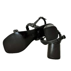 Scarpe di Maremma Sandalo Gioiello Nero In Pelle*Donna Sandali & Ciabatte