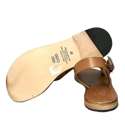 Scarpe di Maremma Sandalo In Pelle Cuoio Bruciato Mod. 9901*Donna Sandali & Ciabatte