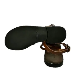 Scarpe di Maremma Sandalo In Pelle Marrone Mod. 6101*Donna Sandali & Ciabatte