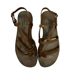 Scarpe di Maremma Sandalo In Pelle Marrone Mod. 6101*Donna Sandali & Ciabatte