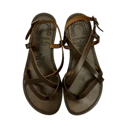 Scarpe di Maremma Sandalo In Pelle Marrone Mod. 99*Donna Sandali & Ciabatte