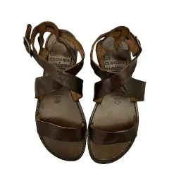 Scarpe di Maremma Sandalo In Pelle Marrone Mod. 216*Donna Sandali & Ciabatte
