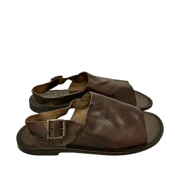 Scarpe di Maremma Sandalo In Pelle Marrone Mod.720*Donna Sandali & Ciabatte