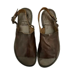 Scarpe di Maremma Sandalo In Pelle Marrone Mod.720*Donna Sandali & Ciabatte