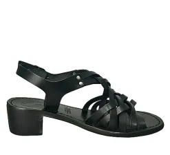 Scarpe di Maremma Sandalo In Pelle Nero Mod. 5112*Donna Sandali & Ciabatte