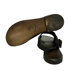 Scarpe di Maremma Sandalo In Pelle Nero Mod.720*Donna Sandali & Ciabatte