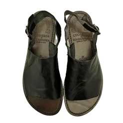 Scarpe di Maremma Sandalo In Pelle Nero Mod.720*Donna Sandali & Ciabatte
