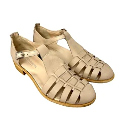 Scarpe di Maremma Sandalo In Pelle Nude Modello "Gabbietta"*Donna Sandali & Ciabatte