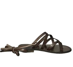 Scarpe di Maremma Sandalo In Pelle Testa Di Moro Alla Schiava Mod. 9999*Donna Sandali & Ciabatte