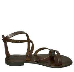 Scarpe di Maremma Sandalo In Pelle Testa Di Moro Mod. 9969*Donna Sandali & Ciabatte
