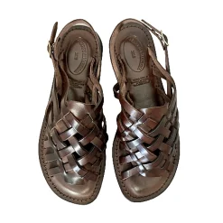 Scarpe di Maremma Sandalo In Pelle Testa Di Moro Mod. 9911*Donna Sandali & Ciabatte