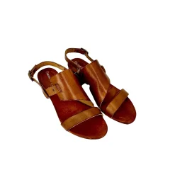 Scarpe di Maremma Sandalo In Pelle Tuffata Marrone*Donna Sandali & Ciabatte