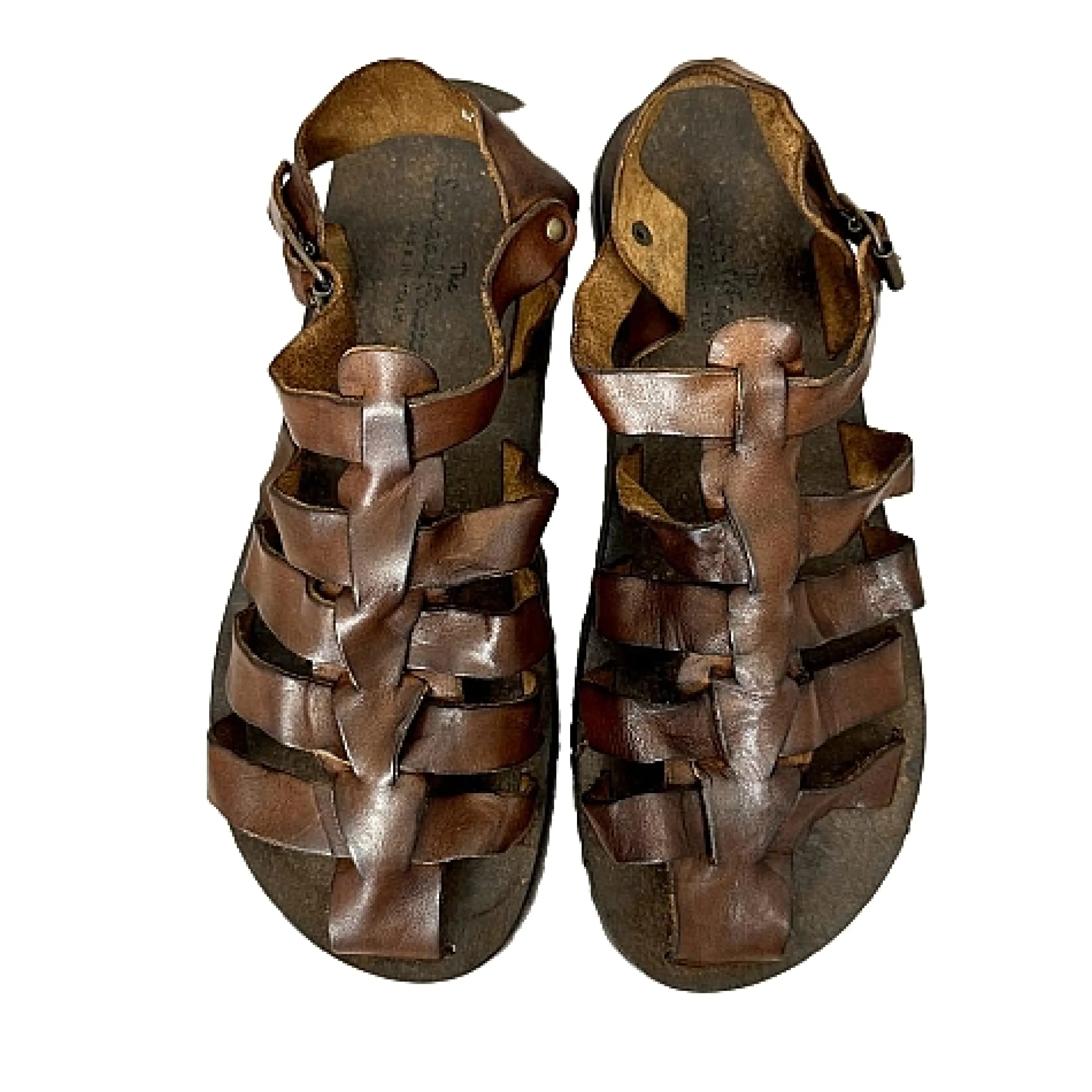 Scarpe di Maremma Sandalo In Vacchetta Strizzata T. Di Moro M5047*Uomo Sandali & Ciabatte