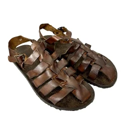 Scarpe di Maremma Sandalo In Vacchetta Strizzata T. Di Moro M5047*Uomo Sandali & Ciabatte