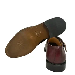 Scarpe di Maremma Scarpa Doppia Fibbia Bordeaux*Uomo Fibbie