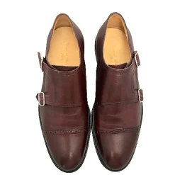 Scarpe di Maremma Scarpa Doppia Fibbia Bordeaux*Uomo Fibbie
