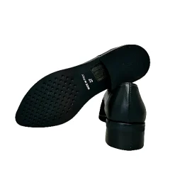 Scarpe di Maremma Scarpa Nera In Pelle, Camoscio E Vernice Pfv*Donna Scarpe Stringate