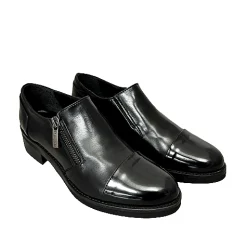 Scarpe di Maremma Scarpa Nera In Pelle Con Punta Abrasivata Pfv*Donna Scarpe Stringate