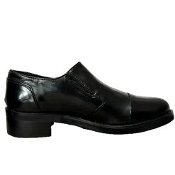 Scarpe di Maremma Scarpa Nera In Pelle Con Punta Abrasivata Pfv*Donna Scarpe Stringate