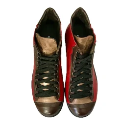 Scarpe di Maremma Scarponcino Rosso/Taupe/T.Moro*Uomo Sneakers