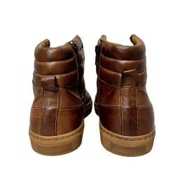 Scarpe di Maremma Sneaker Artigianale Tuffata Marrone Alta*Uomo Sneakers