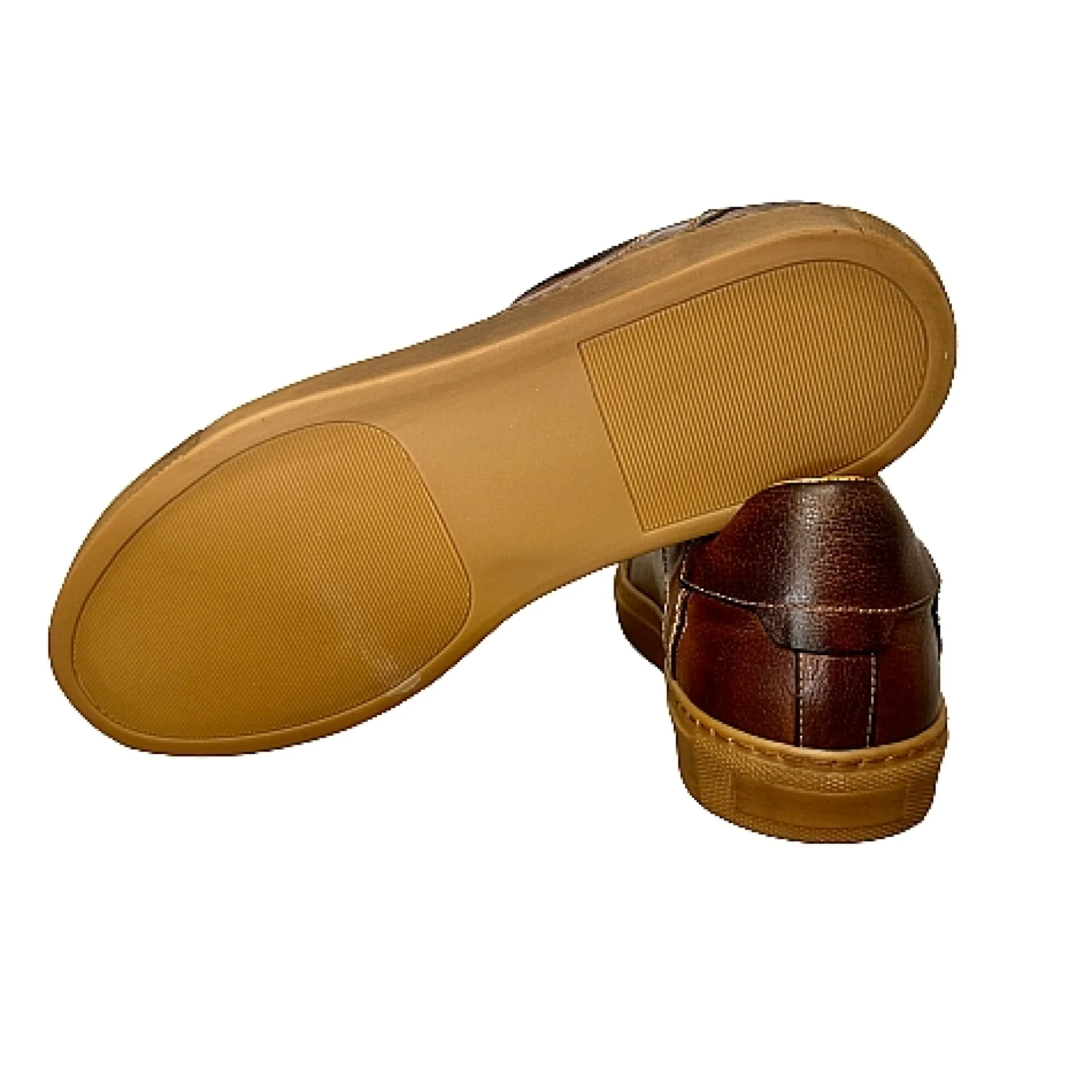 Scarpe di Maremma Sneaker Artigianale Tuffata Marrone Bassa*Uomo Sneakers