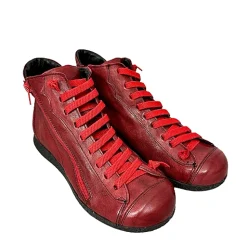 Scarpe di Maremma Sneaker In Pelle Bordeaux*Donna Scarpe Sportive