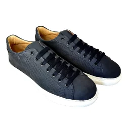 Scarpe di Maremma Sneakers Artigianale In Nabuk Blu*Uomo Sneakers