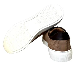 Scarpe di Maremma Sneakers Artigianale In Nabuk Taupe*Uomo Sneakers