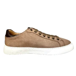Scarpe di Maremma Sneakers Artigianale In Nabuk Taupe*Uomo Sneakers