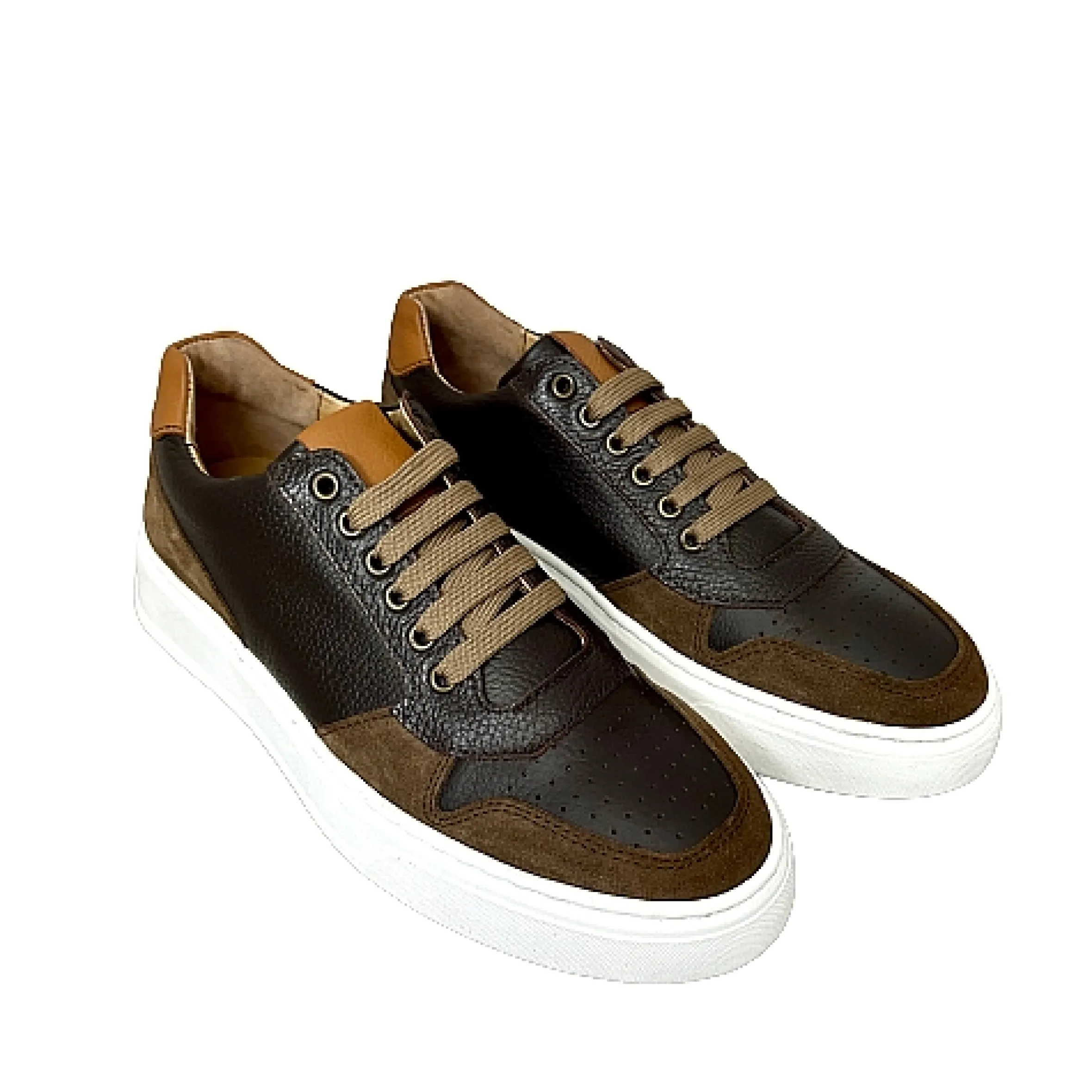Scarpe di Maremma Sneakers Artigianale In Pelle Marrone*Uomo Sneakers