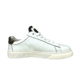 Scarpe di Maremma Sneakers Artigianale In Pelle Bianca*Uomo Sneakers