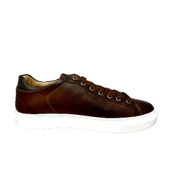 Scarpe di Maremma Sneakers Artigianale In Pelle Marrone*Uomo Sneakers